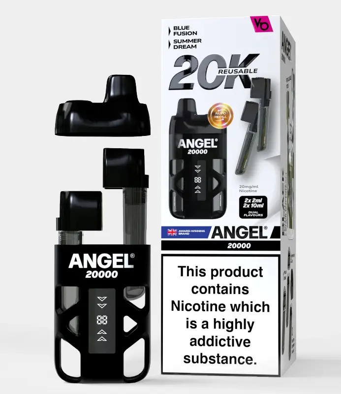 Black Edition Angel 20000 Rechargeable Disposable Pod Kit